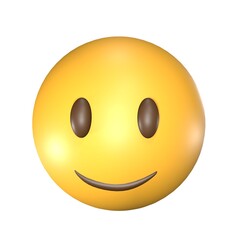 3D Smile emoticons that look cute and cool