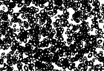 Black and white vector cover with spots.