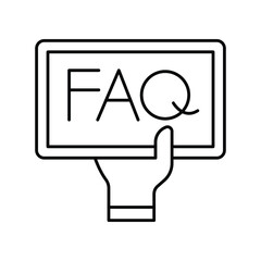 customer faq Isolated Vector icon which can easily modify or edit


