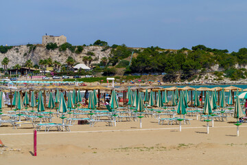 Beach of Vieste, Gargano, Apulia, Italy