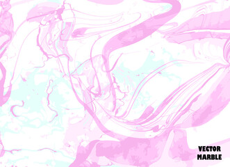 Ink marble texture. Abstract vector background.
