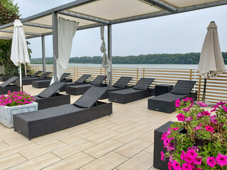 terrace in the morning