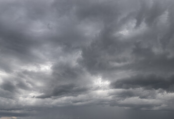 Fototapeta premium Dark gray clouds. Storm clouds background