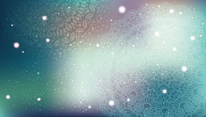 レース模様とグラデーションの背景