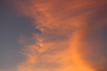 Fototapeta premium fire in the sky