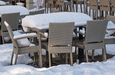 Aussengastronomie im Winter