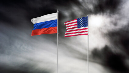Negotiations between US and Russia yield little progress in diffusing Ukraine tensions - obrazy, fototapety, plakaty
