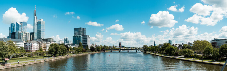 Fototapeta na wymiar Frankfurt City view Panorama