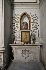Napoli - Altare di Santa Lucia nella Chiesa di Santa Luciella