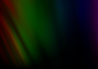 Dark Multicolor, Rainbow vector template with lava shapes.