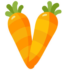 carrot flat icon