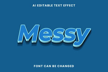 Messy Text Effect