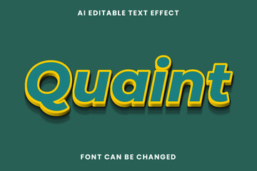 Quaint Text Effect