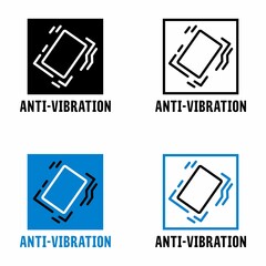 "Anti vibration" vector information sign