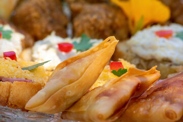 SAMOSAS STARTER WEDDING SNACK  BRIDE