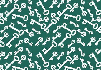 Background with keys for cards and linens and gifts and cards and kids and magazines and hobbies