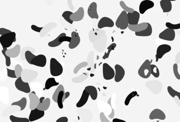 Fototapeta premium Light silver, gray vector background with abstract forms.