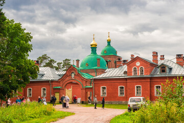 Fototapeta na wymiar Church of the Resurrection of Christ on Valaam island, Russia