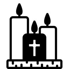 easter egg solid line icon