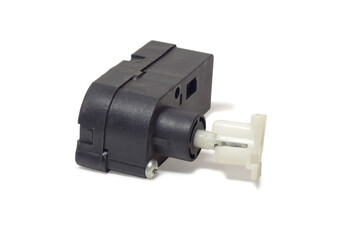 headlight leveling (adjuster electric motor), on white background, with clipping path