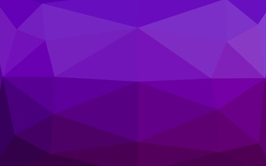 Obraz premium Light Purple vector polygon abstract background.