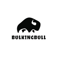 abstract bulking bull logo concept. Vector illustration