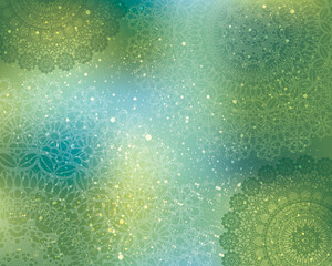 レース模様とグラデーションの背景