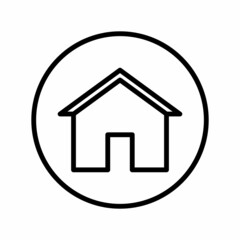 Home Button Icon Design Vector Logo Template Illustration Sign And Symbol