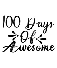 Fototapeta premium 100 days of school svg, school svg,