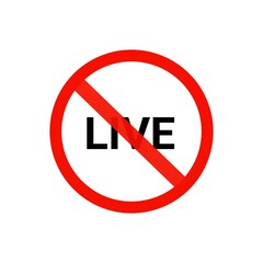 No live sign 