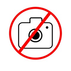 No photography icon 