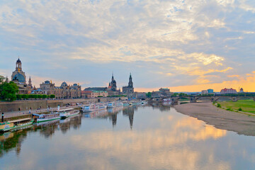 Fototapeta premium Panoramablick auf Dresden, Deutschland