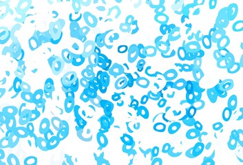 Light Green vector backdrop with dots.