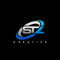 STZ Letter Initial Logo Design Template Vector Illustration