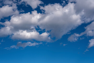Naklejka na ściany i meble 雲　blue sky with clouds