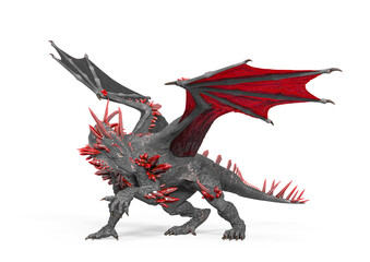 Fototapeta premium dragon is looking back