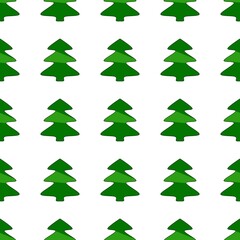 Fototapeta premium Seamless repeating image of a Christmas tree. Repeating patterns with Christmas trees. Background for postcards, banners, covers, albums, mobile screensavers, scrapbooking, advertising, blogs.