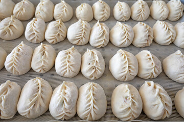 Chinese traditional food dumplings, close-up photo