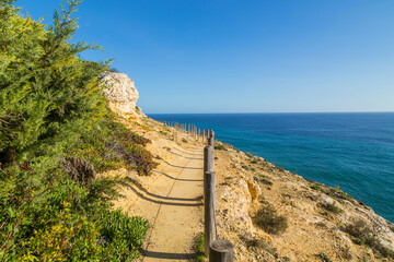 Cliffs in the Coast of Algarve