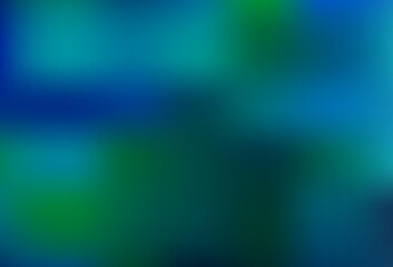 Light BLUE vector glossy bokeh pattern.