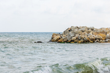 Rocks of the Black Sea in Bulgaria