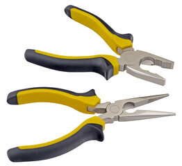 Pliers isolated on a white