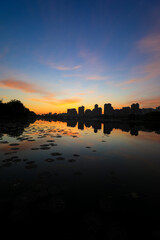 Rivers early morning scenery, North China