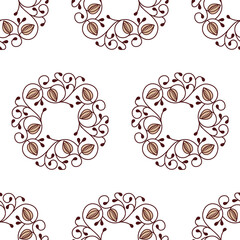 Elegant luxury floral seamless pattern. Background for textile, fabric manufacturing, wallpaper, covers, surface, print, gift wrap, scrapbooking.  Vintage style. Vector.
