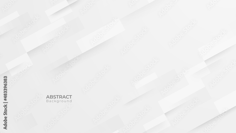 Poster abstract modern square background. white and grey geometric texture. vector illustration