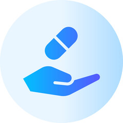 medicine gradient icon