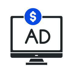 Advertisement Isolated Vector icon which can easily modify or edit

