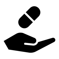 medicine glyph icon