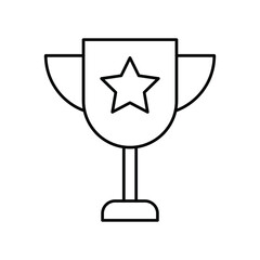 Champion trophy Isolated Vector icon which can easily modify or edit

