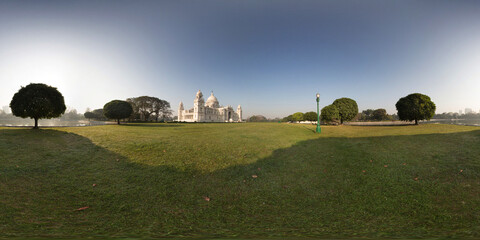 Spherical panorama 360 degrees in an equidistant projection - a panorama of the Queen Victoria...
